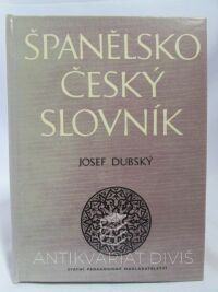 Dubský, Josef, Španělsko-český slovník, 1963
