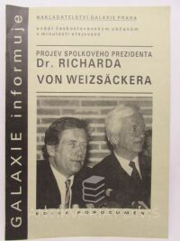 Novotný, Josef, Galaxie informuje: Projev spolkového prezidenta Dr. Richarda von Weizsäckera, 1990