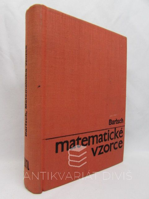 Bartsch Hans Jochen Matematické Vzorce 1965 Antikvariát Diviš 6273