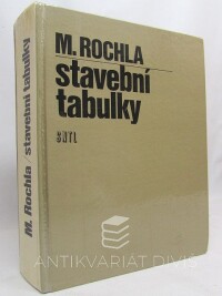 Rochla, Milan, Stavební tabulky, 1987