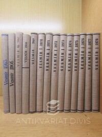 kolektiv, autorů, Vesmír, ročníky 44-54 čísla 1-12, ročník 55 čísla 1-11, ročník 56 a 57 čísla 1-12, 1965