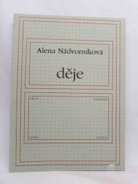 Nádvorníková, Alena, Děje, 2001