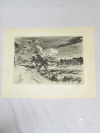 Štika, Karel, Krajem kamenitým: Cesta v dešti, 1949