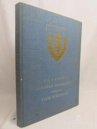 kolektiv, autorů, Dokument o vodním hospodářství okresu České Budějovice, 1962