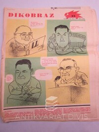 kolektiv, autorů, Dikobraz ročník XXIV. číslo 13, 1968