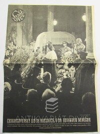 kolektiv, autorů, Svět v obrazech: týdeník ministerstva informací ročník IV. číslo 38, Československý lid se rozloučil s Dr. Edvardem Benešem, 1948