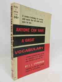 Stephenson, J. L., Anyone Can Have a Great Vocabulary, 1948