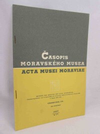 Heyrovský, Leo, Časopis Moravského musea/Acta Musei Moraviae: Cerambycidae, 1967