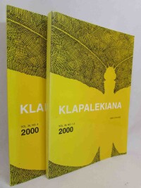 kolektiv, autorů, Klapalekiana 2000 No. 1-4, 2000