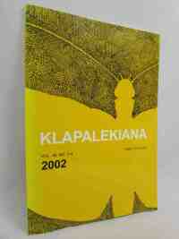 kolektiv, autorů, Klapalekiana 2002 No. 3-4, 2002