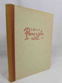 Rambousek, Jan, Písmo a jeho užití, 1953
