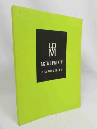 Hráský, Josef, Výrobní značky zlatnických, stříbrnických a ozdobnických mistrů v Čechách v letech 1806-1860 - Acta UPM XIV. (D. Supplementa 3), 1981