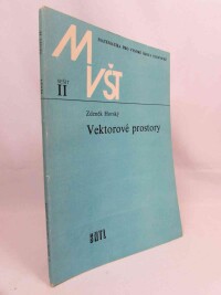 Horský, Zdeněk, Vektorové prostory, 1980