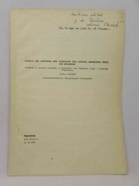 Marek, Oldřich, Příspěvek k poznání faunistiky a systematiky rodu Meligethes Steph. z Bulharska Coleoptera), 1962