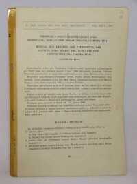 Havelka, Jaromír, Příspěvek k poznání rozšíření rodu Apion Herbst (col. curc.) v ČSSR (oblast Trnavská pahorkatina), 1967