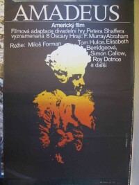 Weber, Jan, Amadeus: Americký film - Filmová adaptace divadelní hry Petera Shaffera vyznamenaná 8 Oscary, režie: Miloš Forman, 1984