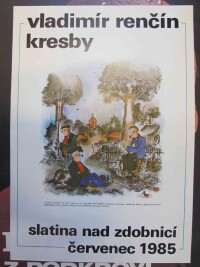 Renčín, Vladimír, Vladimír Renčín - Kresby, Slatina nad Zdobnicí, červenec 1985, 1985