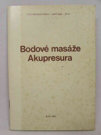 Mikuláš, Landa, Bodové masáže Akupresura, 1981