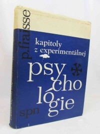 Fraisse, Paul, Kapitoly z experimentálnej psychológie, 1967