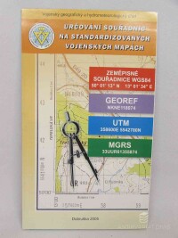 kolektiv, autorů, Určování souřadnic na standardizovaných vojenských mapách, 2005