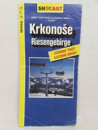 kolektiv, autorů, Krkonoše: Zimní turistická a lyžařská mapa 1:60000, 1997