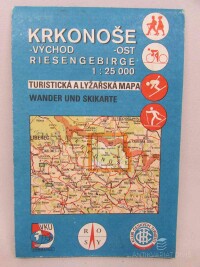 kolektiv, autorů, Krkonoše - východ: Turistická a lyžařská mapa / Ostriesengebirge: Wnader und Skikarte 1:25000, 1996