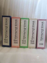 kolektiv, autorů, Výtvarný život ročníky 1982-1990, 1982