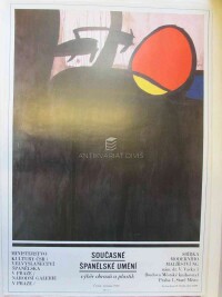 Miró, Joan, Současné španělské umění: Výběr obrazů a plastik - červen - červenec 1979, Ministerstvo kultury ČSR/ Velvyslanectví Španělska v Praze/ Národní galerie v Praze, Sbírka moderního malířství NG, 1979