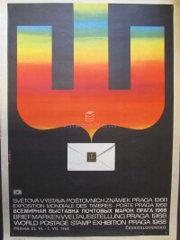 Fišer, Jaroslav, Světová výstava poštovních známek Praga 1968, Praha 22. 6. - 7. 7. 1968 Československo, 1968