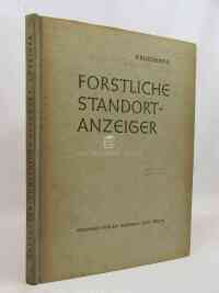 Kruedener, Arthur von, Forstliche Standortanzeiger, 1955