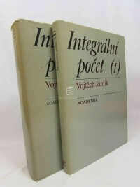 Jarník, Vojtěch, Integrální počet I, II, 1974
