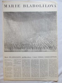 Blabolilová, Marie, Grafika, obrazy, Výstavní síň Fronta, 0
