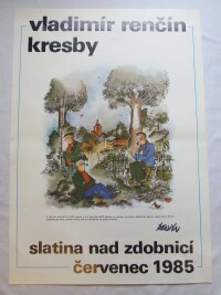 Renčín, Vladimír, Kresby, Slatina nad Zdobnicí, 1985