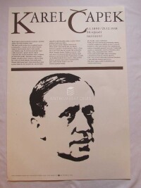 Čapek, Karel, Karel Čapek 9. 1.1890 - 25. 12. 1938, 1979