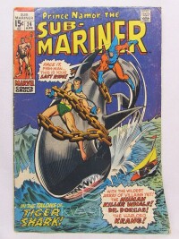 Marvel, Comics Group, Prince Namor, The Sub-Mariner Vol. 1, No. 24: In the Talons of... Tiger Shark! , 1970
