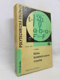Košťál, Karel, Sbírka fyzikálních vzorců a pouček, 1970
