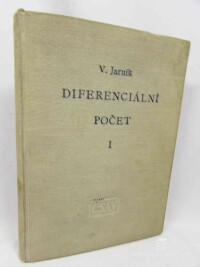 Jarník, Vojtěch, Diferenciální počet I, 1955