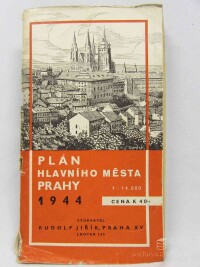 Klásek, V., Plán hlavního města Prahy, 1944