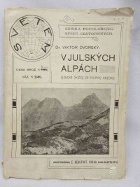 Dvorský, Viktor, V Julských Alpách: Letecké skizzy ze skupiny Razoru, 0
