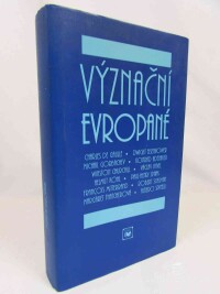 kolektiv, autorů, Význační Evropané, 1998