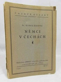 Krofta, Kamil, Němci v Čechách, 1927