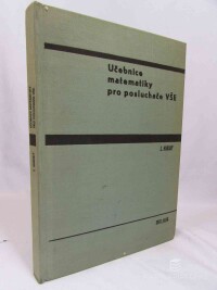 Horský, Zdeněk, Učebnice matematiky pro posluchače VŠE, 1973