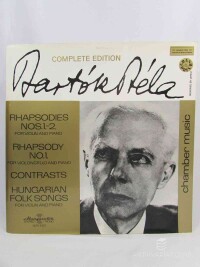 Bartók, Béla, Complete Edition: Rhapsodies Nos. 1, 2, Rhapsody No. 1, Contrasts, Hungarian Folk Songs, 1976