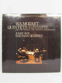 Mozart, Wolfgang Amadeus, Suk, Josef, Quintets In C Minor, KV 406 (516b) / In E-flat Major, KV 614 Quintets for two Violins, two Violas & Violoncello, 1981