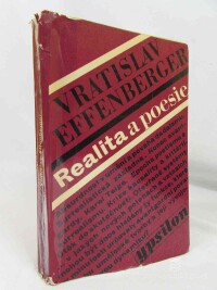 Effenberger, Vratislav, Realita a poesie: K vývojové dialektice moderního umění, 1969