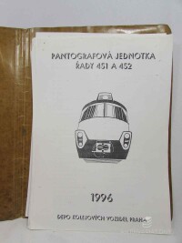 kolektiv, autorů, Pantografová jednotka řady 451 a 452, 1996