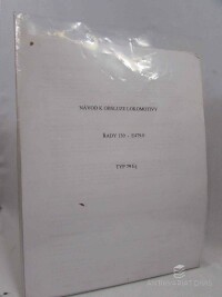 kolektiv, autorů, Návod k obsluze lokomotivy řady 130 - E479.0 Typ 79E1, 0