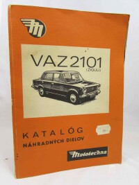 Onofrejová, Terézia, Ivan, Alfréd, Katalóg náhradných dielov VAZ 2102 (Žiguli), 1973