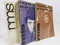 kolektiv, autorů, Repertoár Malé scény - konvolut 14 čísel z ročníků 1966, 1967, 1968: ročník 4 1966 č. 9-11, ročník 5 1967 č. 2-5, 8-12, ročník 6 1968 č. 1, 2, 1966