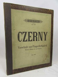 Czerny, Carl, Černý, Karel, Vorschule der Fingerfertigkeit, 0
